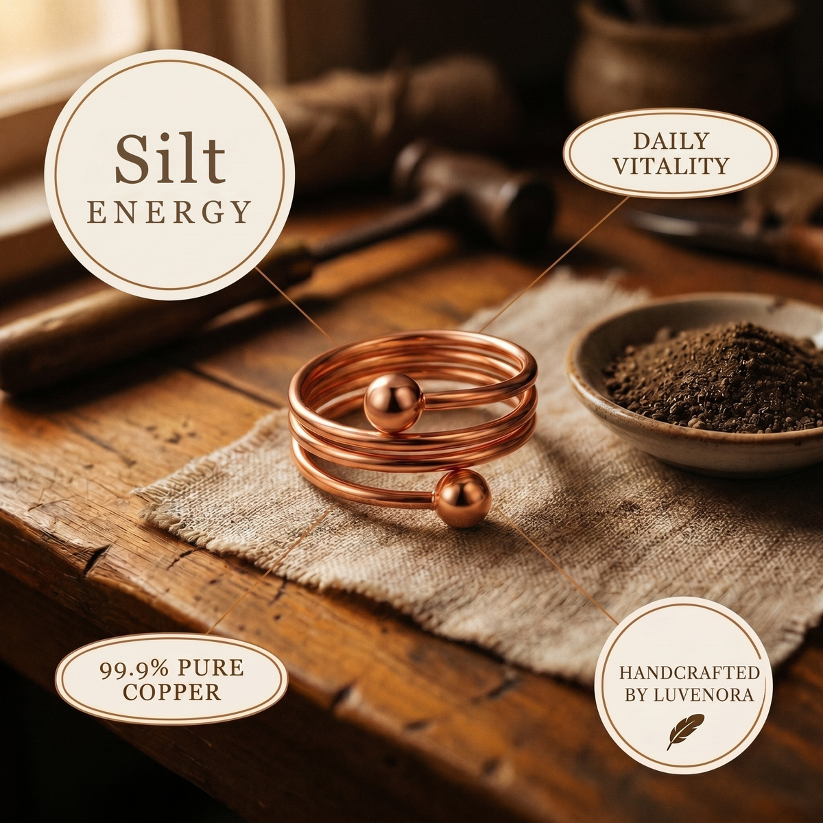 Luvenora's Silt Copper Ring