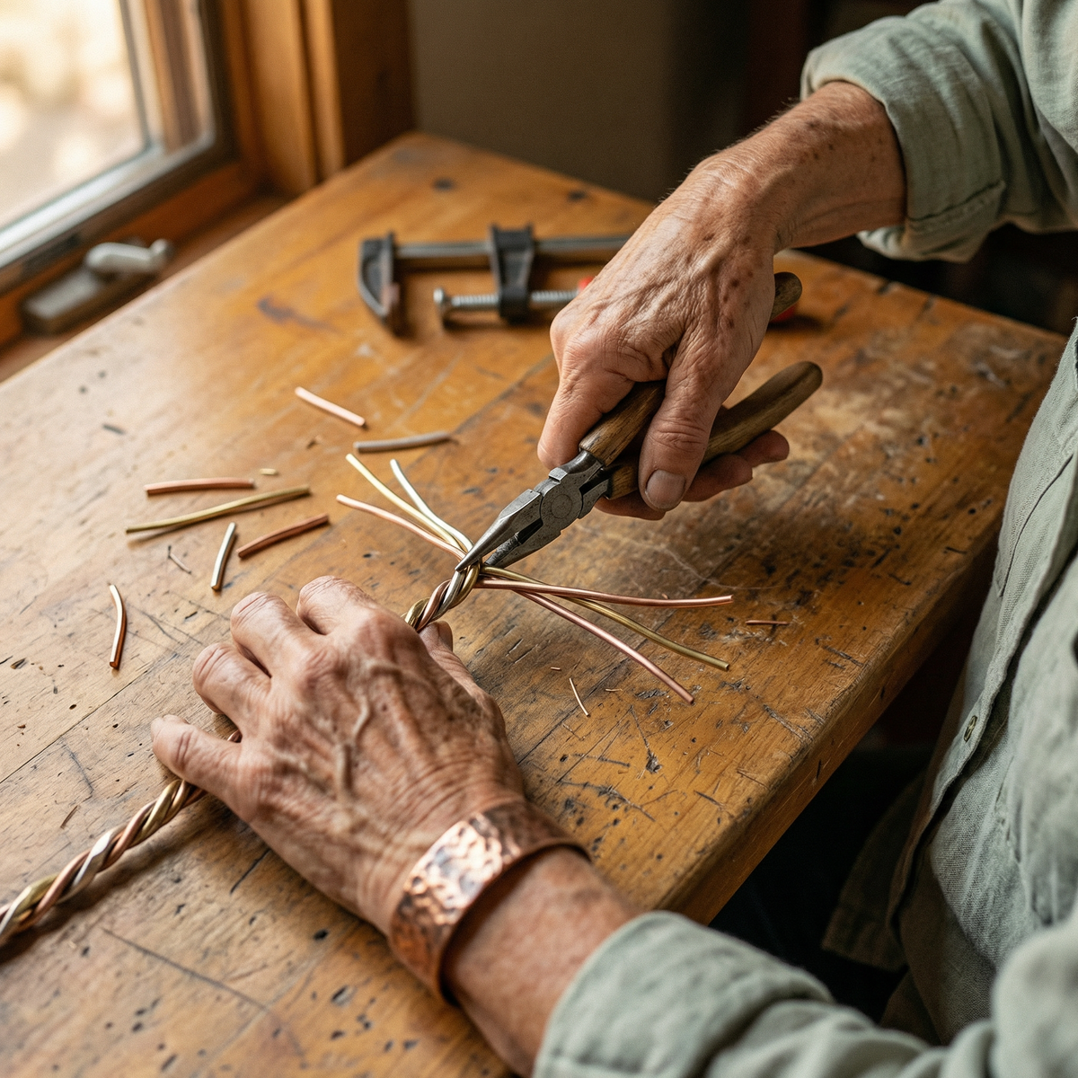Luvenora's Stone Copper Bracelet