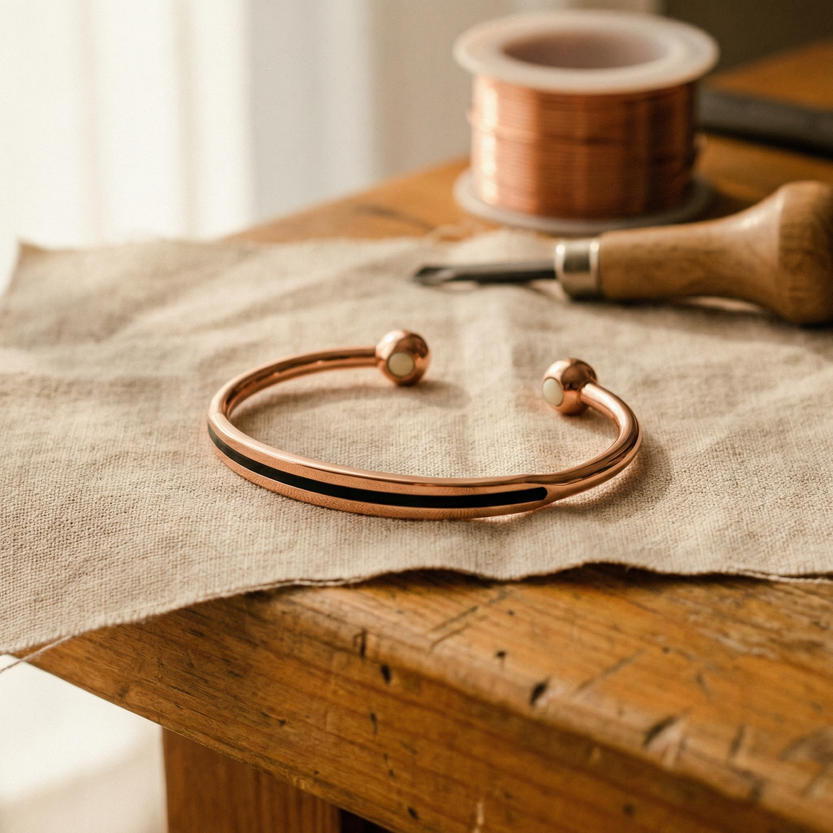 Luvenora's Vein Copper Bracelet