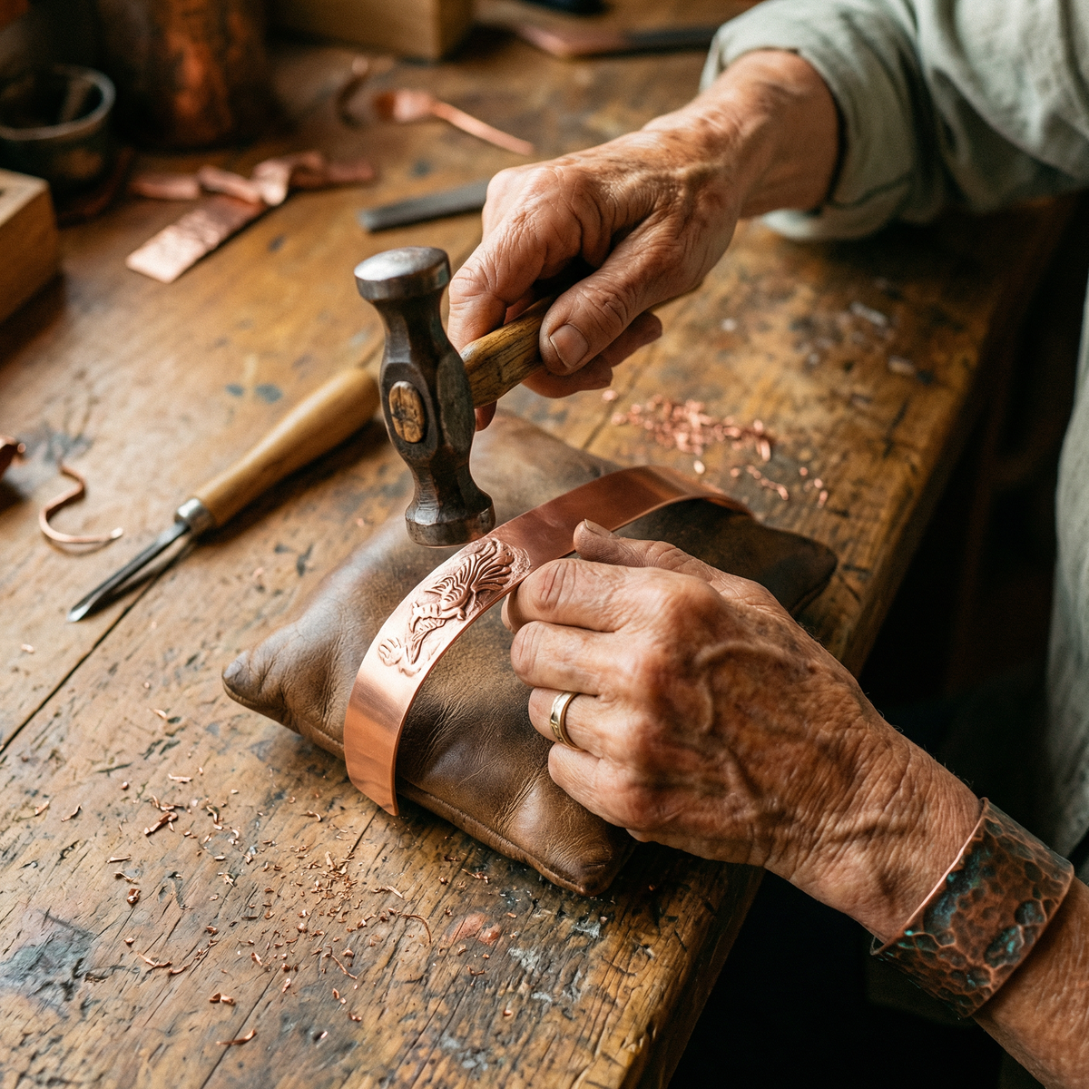 Luvenora's Loam Copper Bracelet