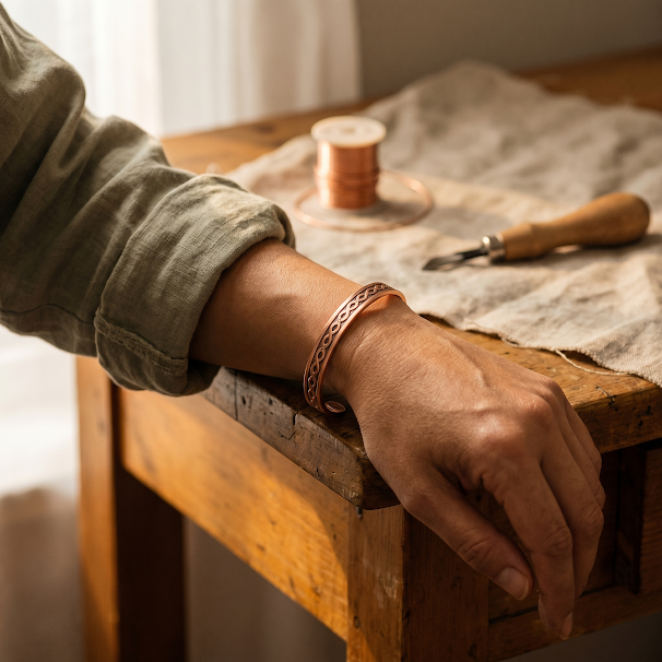 Luvenora's Current Copper Bracelet