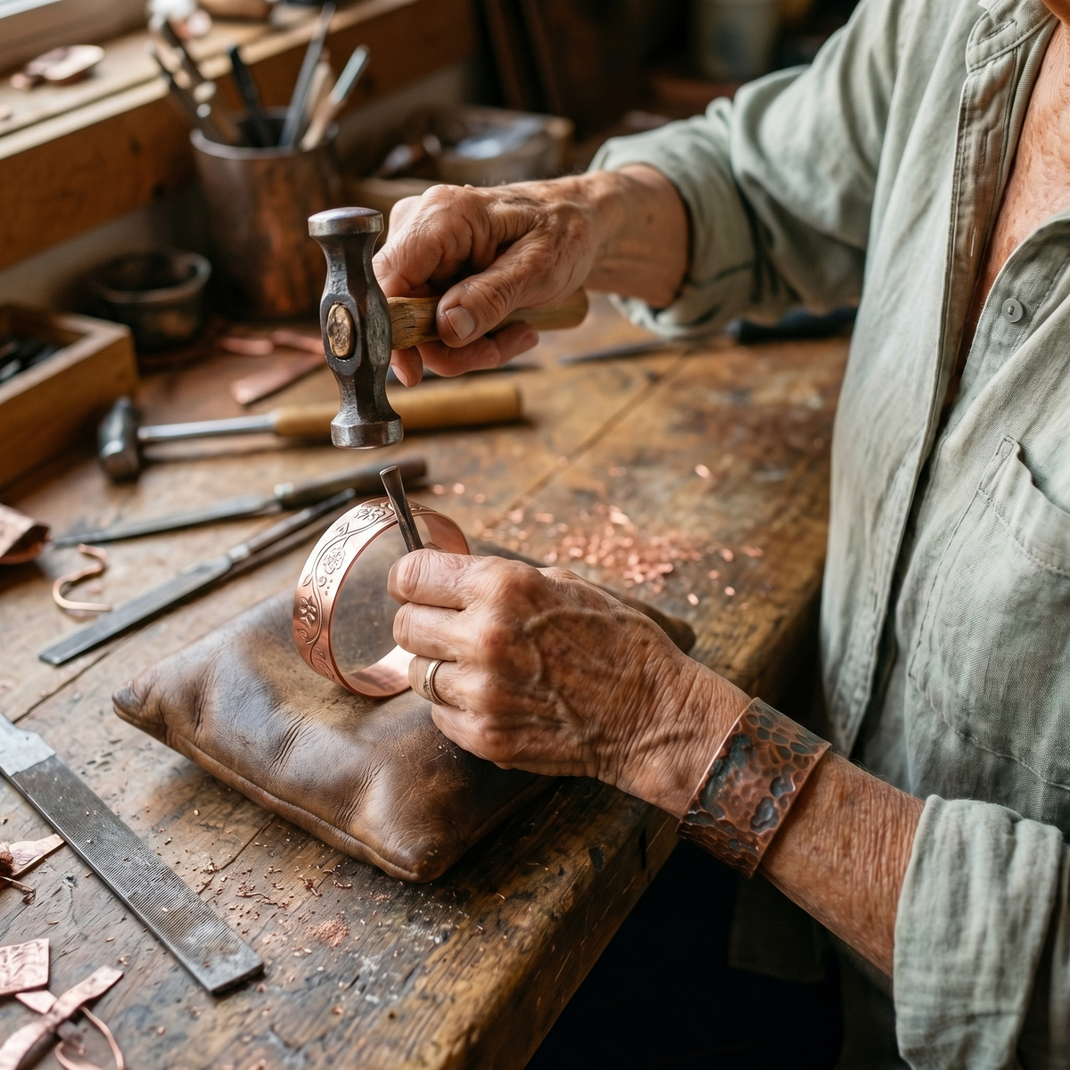Luvenora's Knell Copper Bracelet