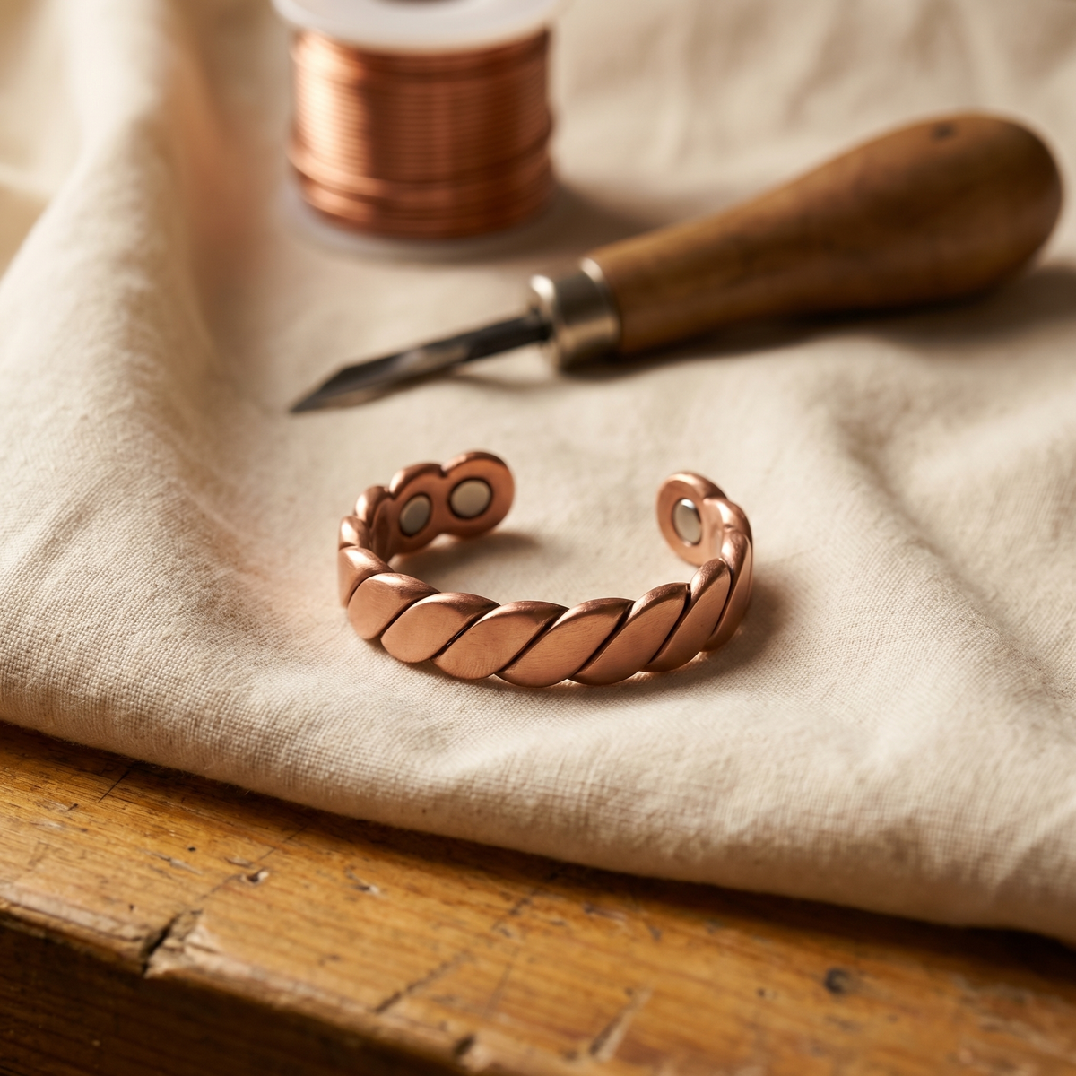 Luvenora's Knap Copper Ring