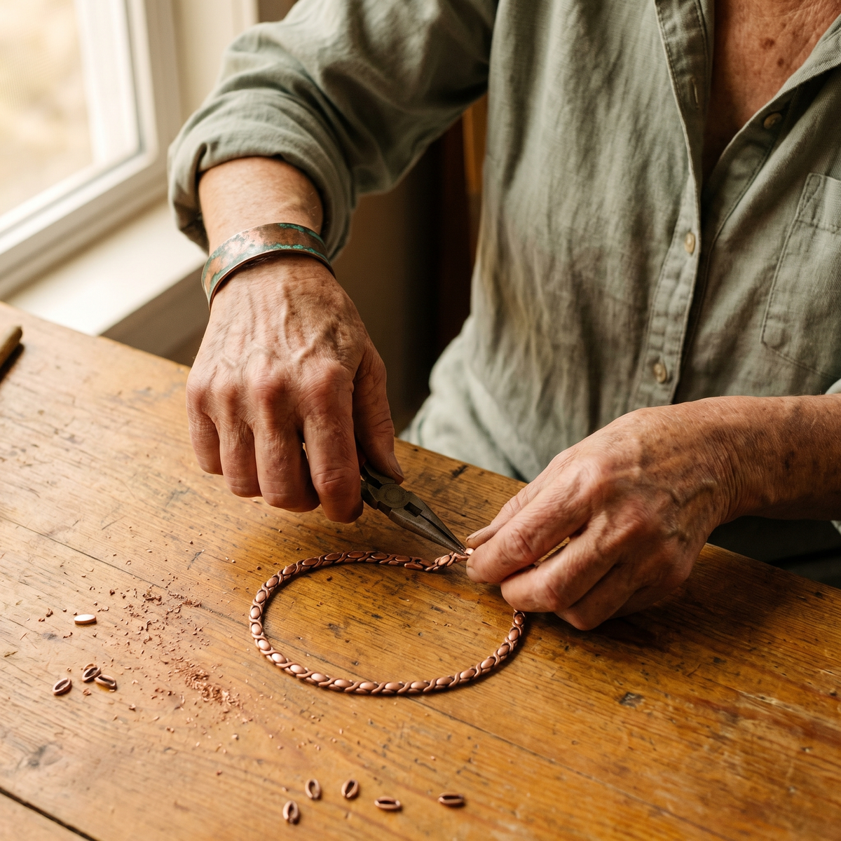 Luvenora's Cedar Copper Necklace