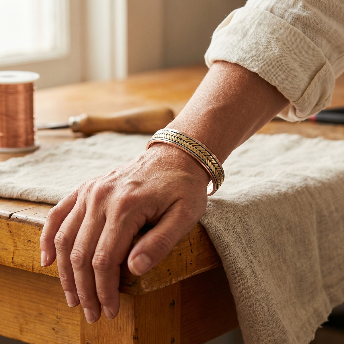 Luvenora's Harvest Copper Bracelet