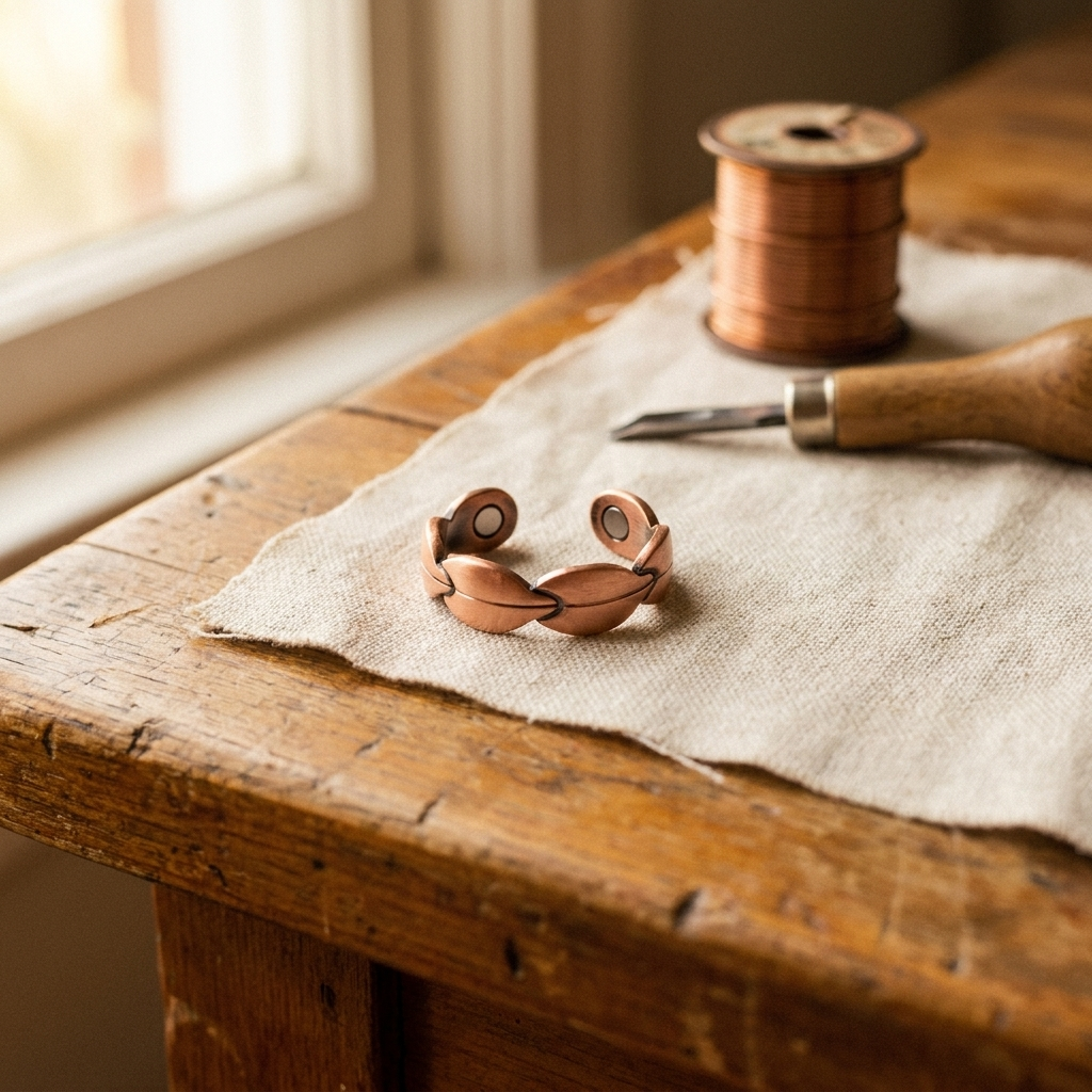 Luvenora's Bind Copper Ring