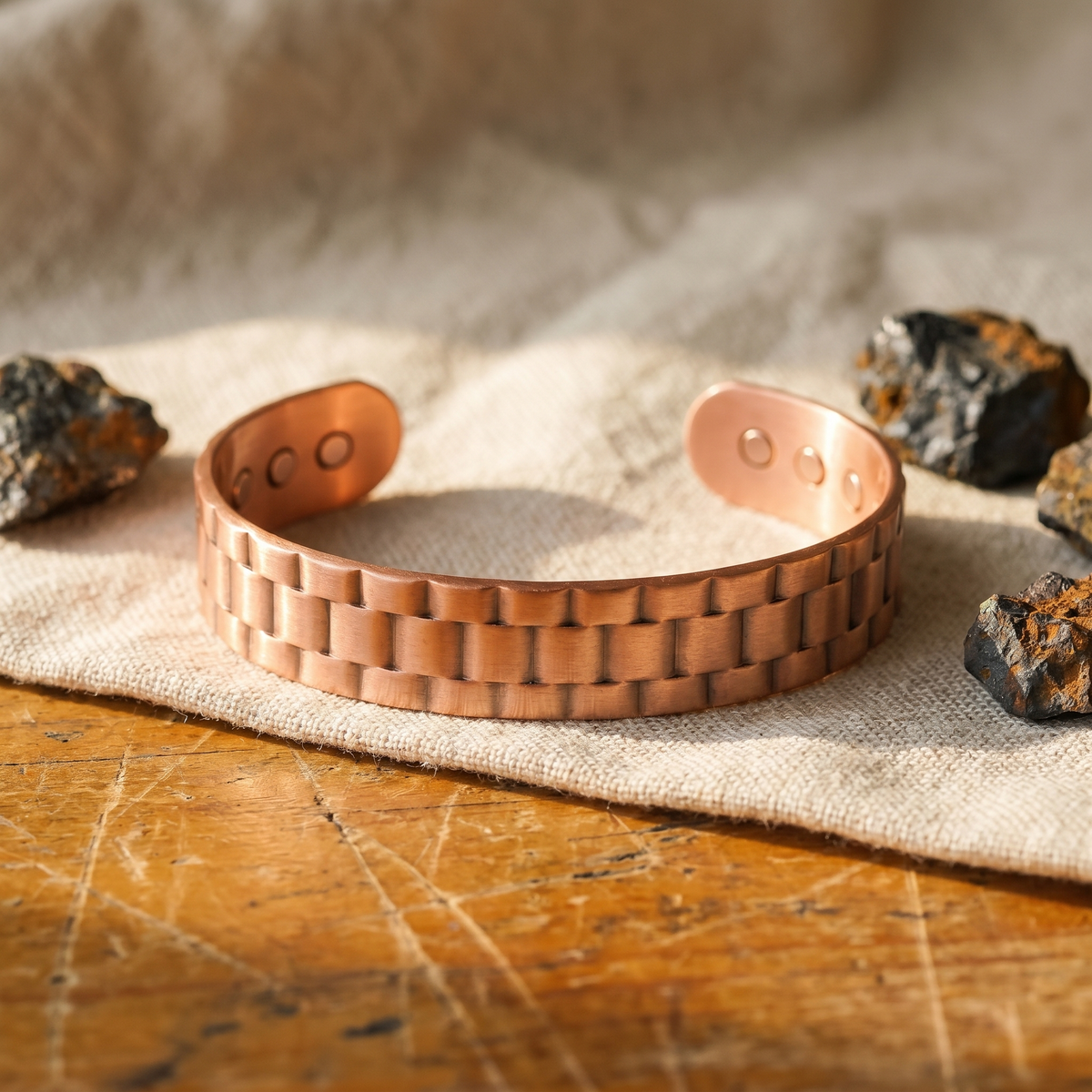 Luvenora's Ore Men's Copper Bracelet