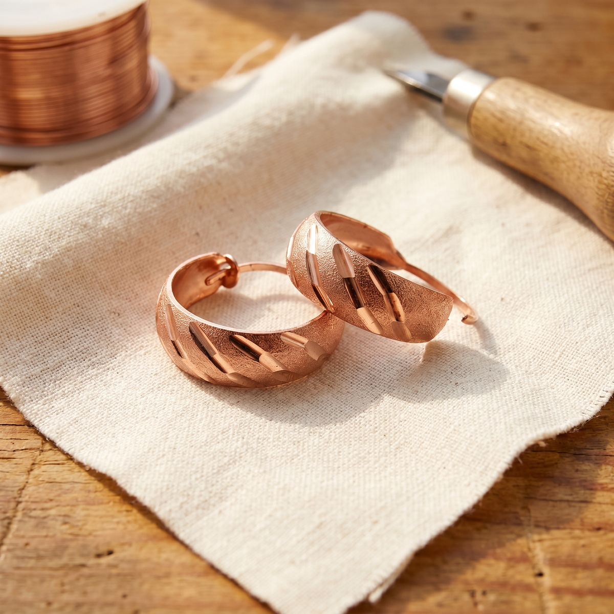 Luvenora's Vale Copper Earrings