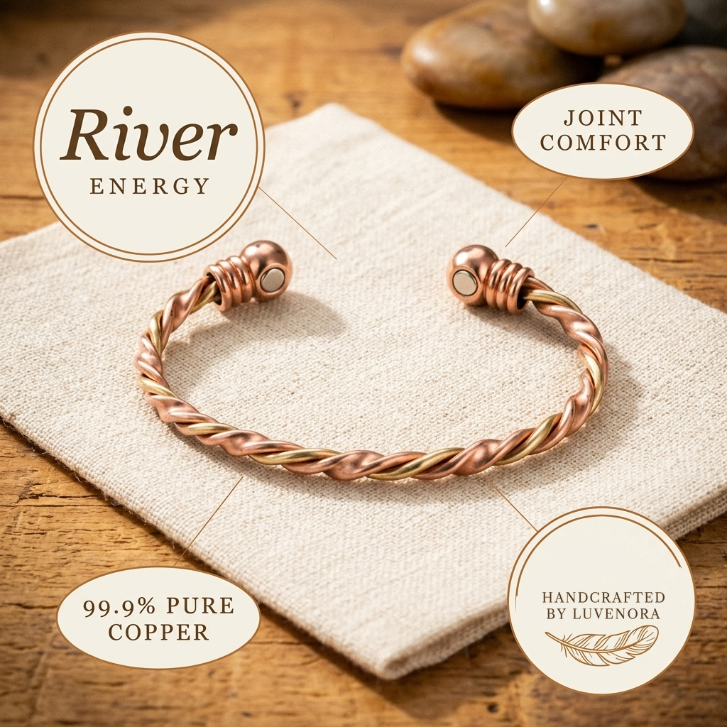Luvenora's River Copper Bracelet