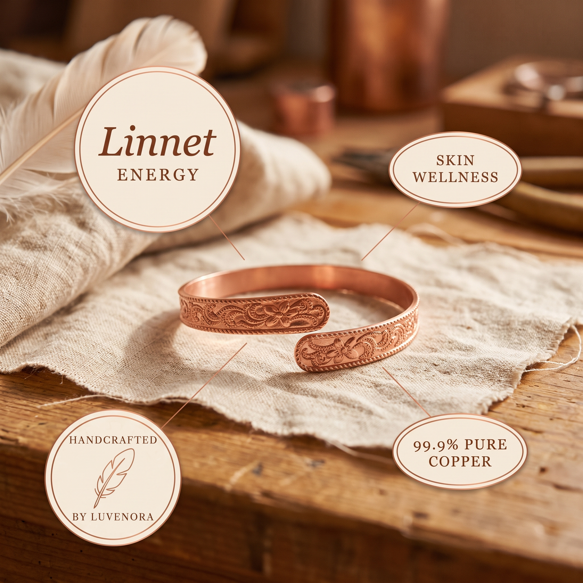 Luvenora's Moor Copper Bracelet