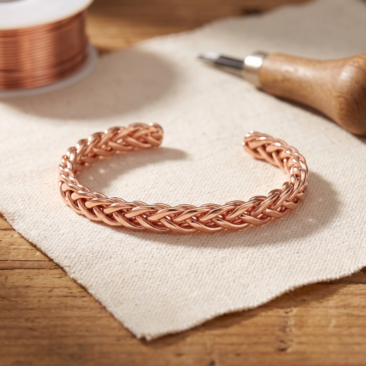 Luvenora's Bramble Copper Bracelet