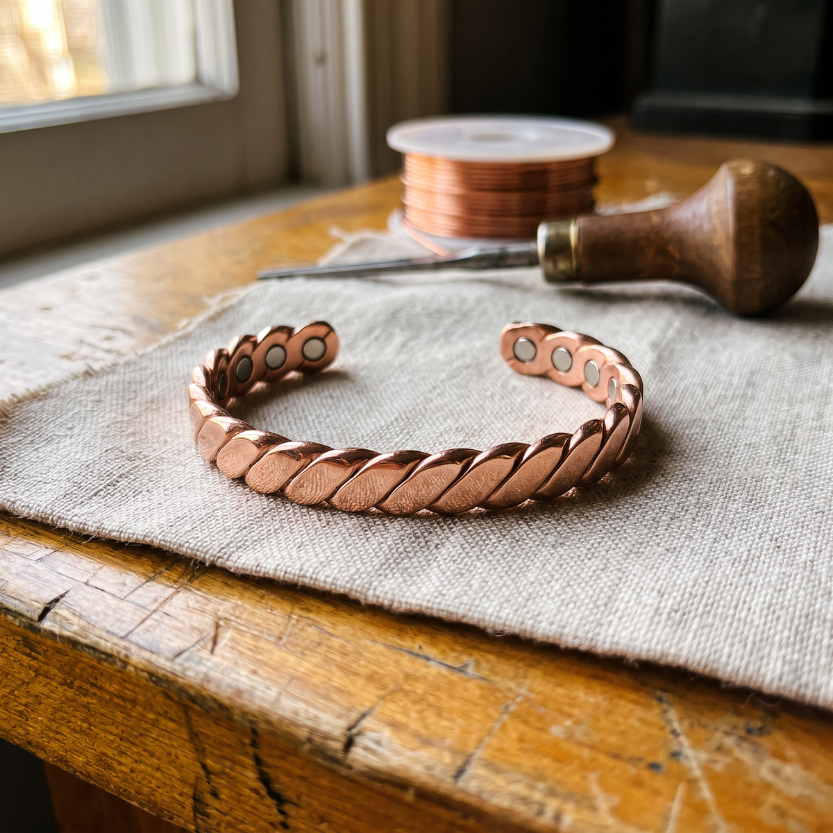 Luvenora's Bough Copper Bracelet