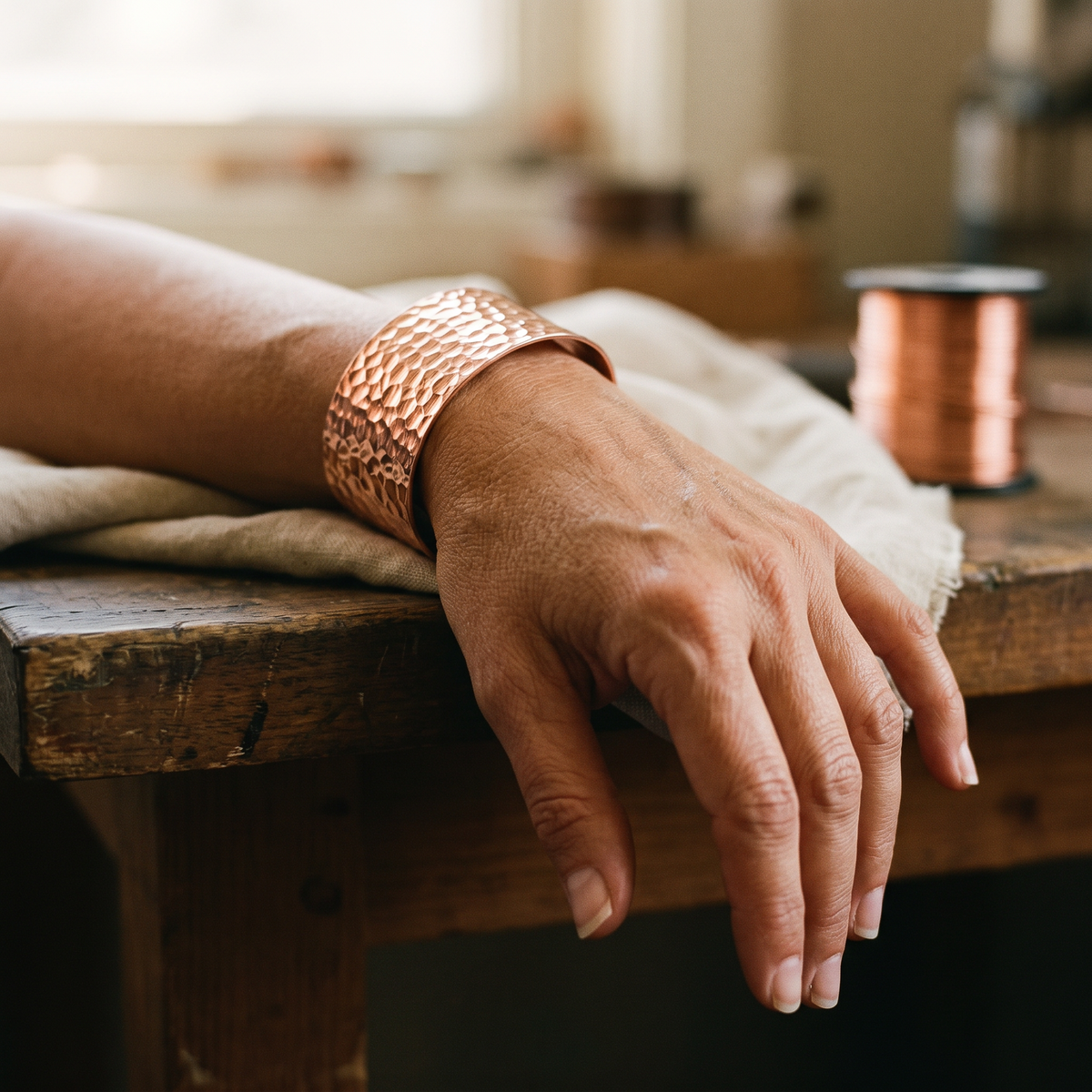 Luvenora's Forge Copper Bracelet