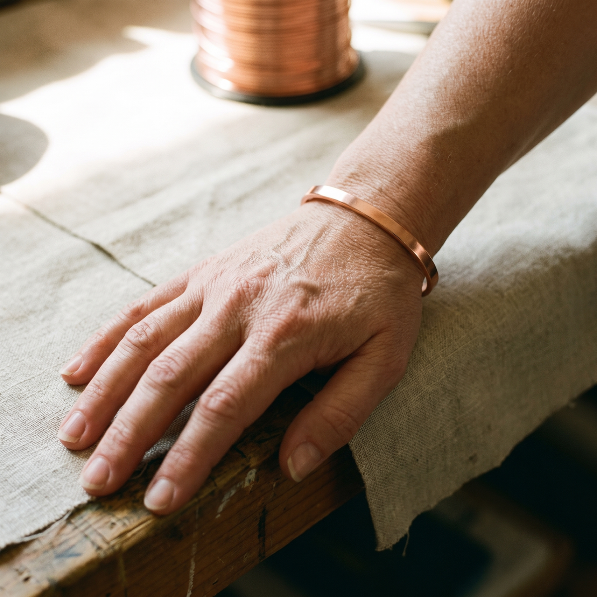 Luvenora's River Copper Bracelet