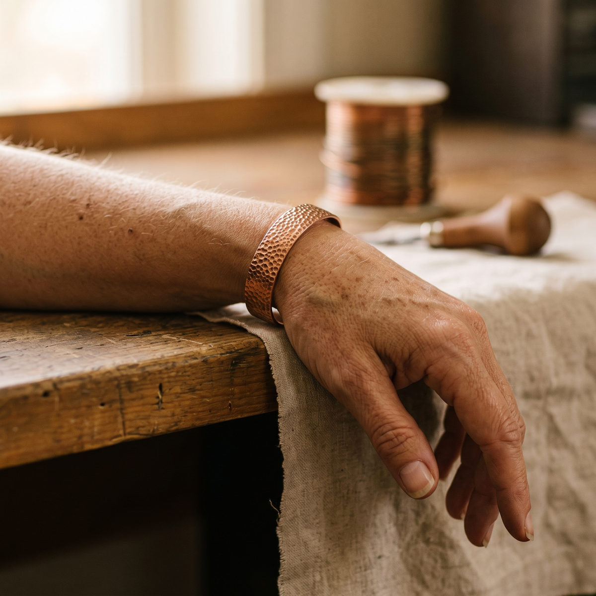Luvenora's Moon Copper Bracelet