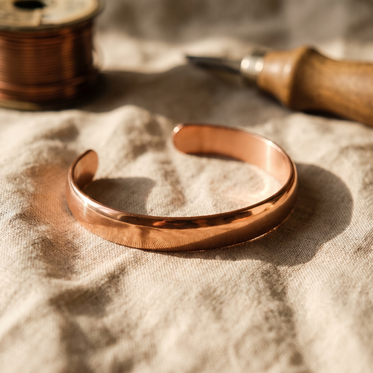 Luvenora's Tide Copper Bracelet