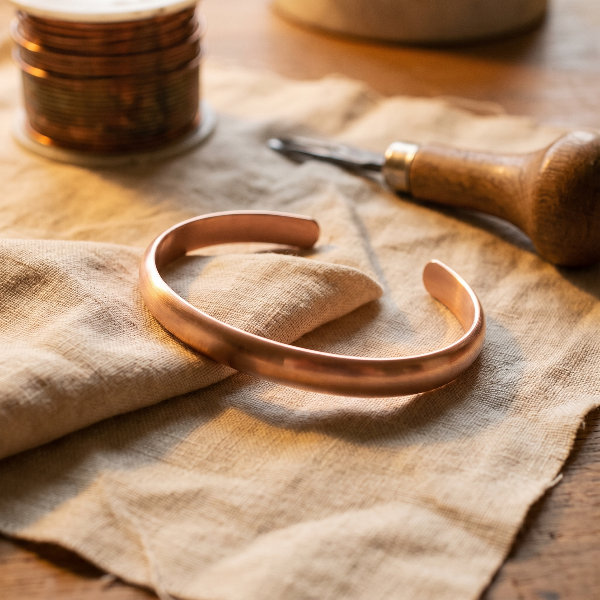 Luvenora's Flow Copper Bracelet