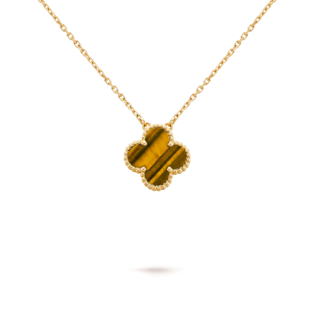 CLOVER Tiger Necklace – Bold, Nature-Inspired Pendant for Everyday Wear