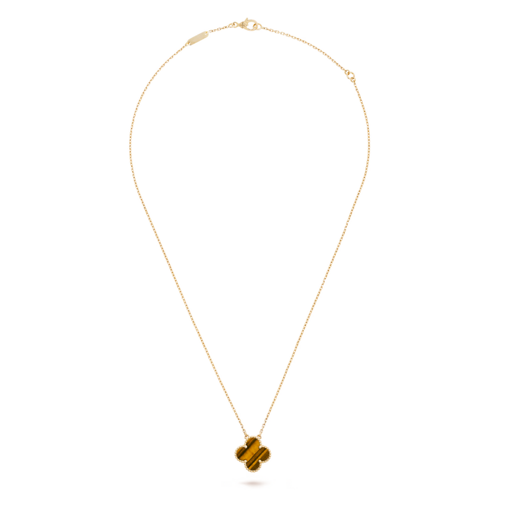 Clover Red Necklace - Bold, Elegant Accessory