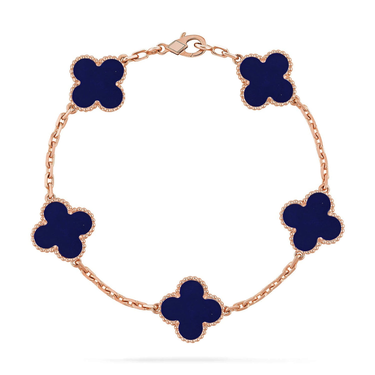 CLOVER 5 MOTIF LAPIS LAZULI BRACELET COLLECTION VIP