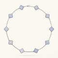 CLOVER | 10-Motif Purple Necklace