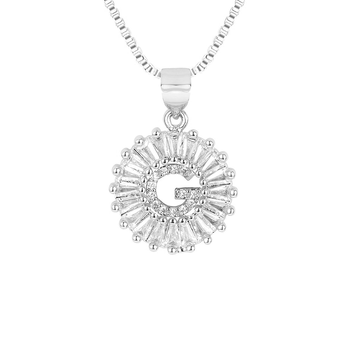 Circle Initial Necklace