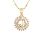 Circle Initial Necklace