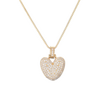 14k Diamond Dazzle Bubble Initial Necklace