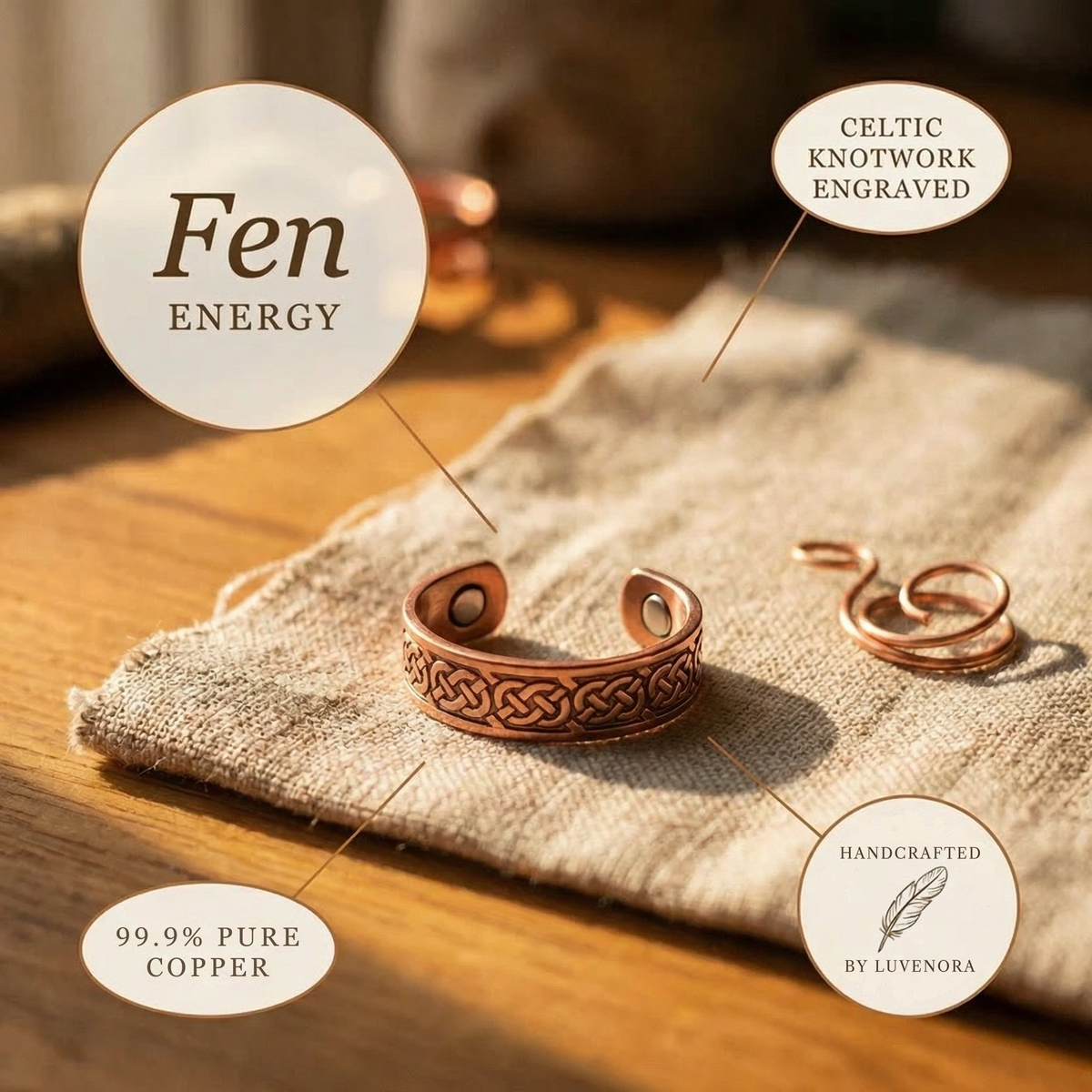 Luvenora's Fen Copper Ring