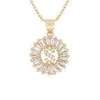 Circle Initial Necklace