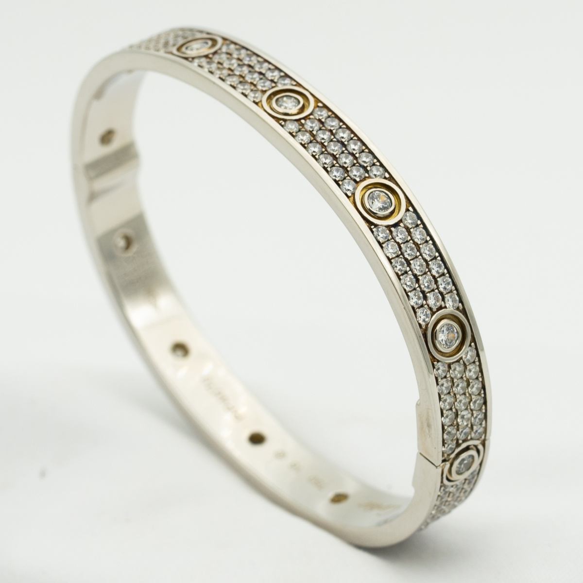 LOVE BRACELET 6.1MM DIAMOND-PAVED 10 BIG DIAMONDS VIP