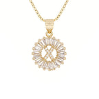 Circle Initial Necklace