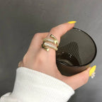 Adjustable Layered Diamond Ring