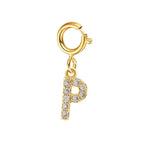 Dainty Cuban Figaro Chain Letter Initial Bracelet