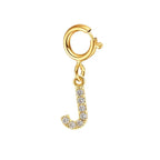 Dainty Cuban Figaro Chain Letter Initial Bracelet