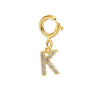 Dainty Cuban Figaro Chain Letter Initial Bracelet