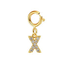 Dainty Cuban Figaro Chain Letter Initial Bracelet