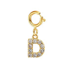 Dainty Cuban Figaro Chain Letter Initial Bracelet