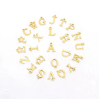 Dainty Satellite Chain Letter Initial Necklace
