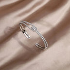 Diamond Knot Cuff Bracelet