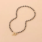 Floral Choker Flower Clasp Necklace