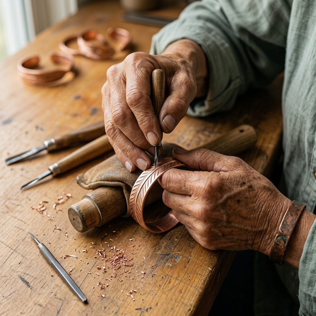 Luvenora's Root Copper Bracelet