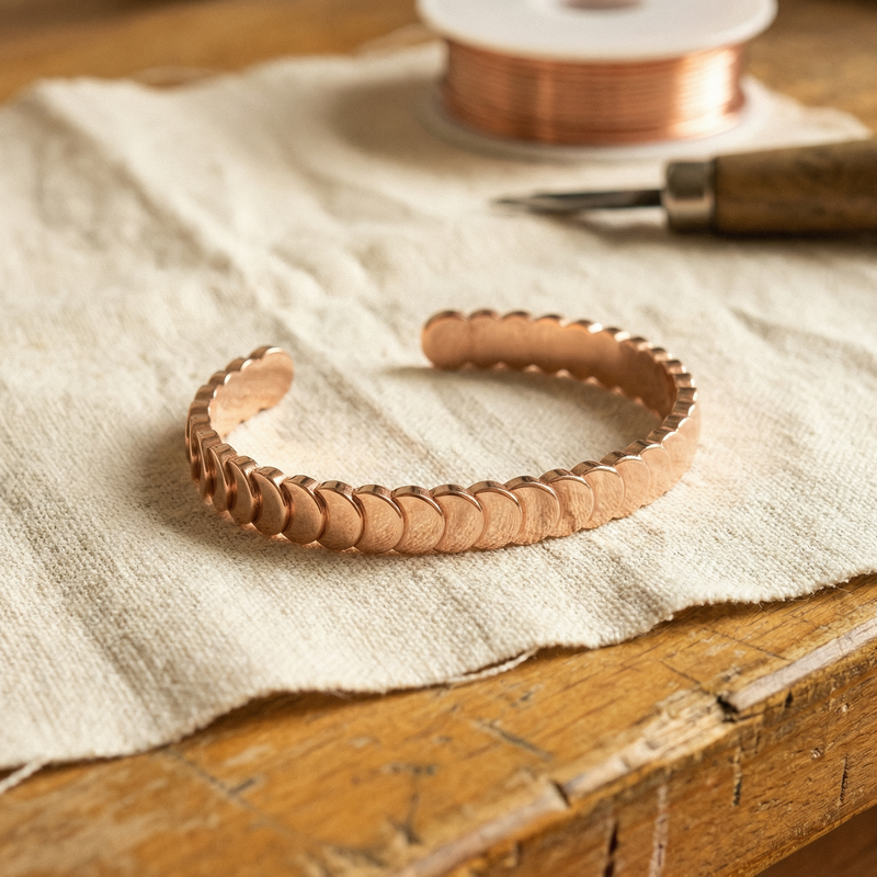 Luvenora's Tide Copper Bracelet