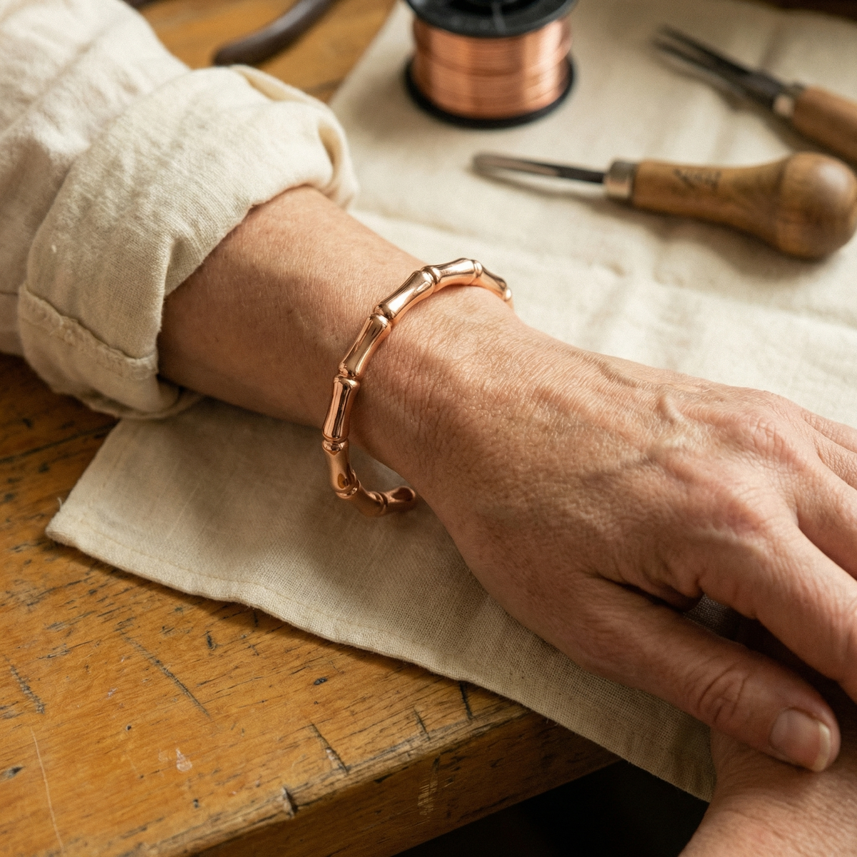 Luvenora's Grove Copper Bracelet
