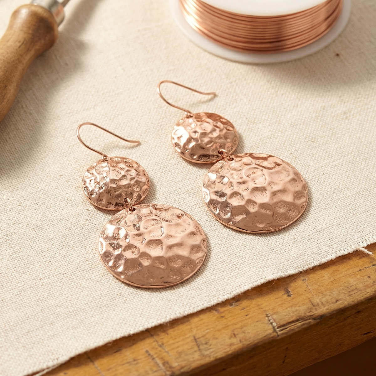 Luvenora's Solstice Copper Earrings