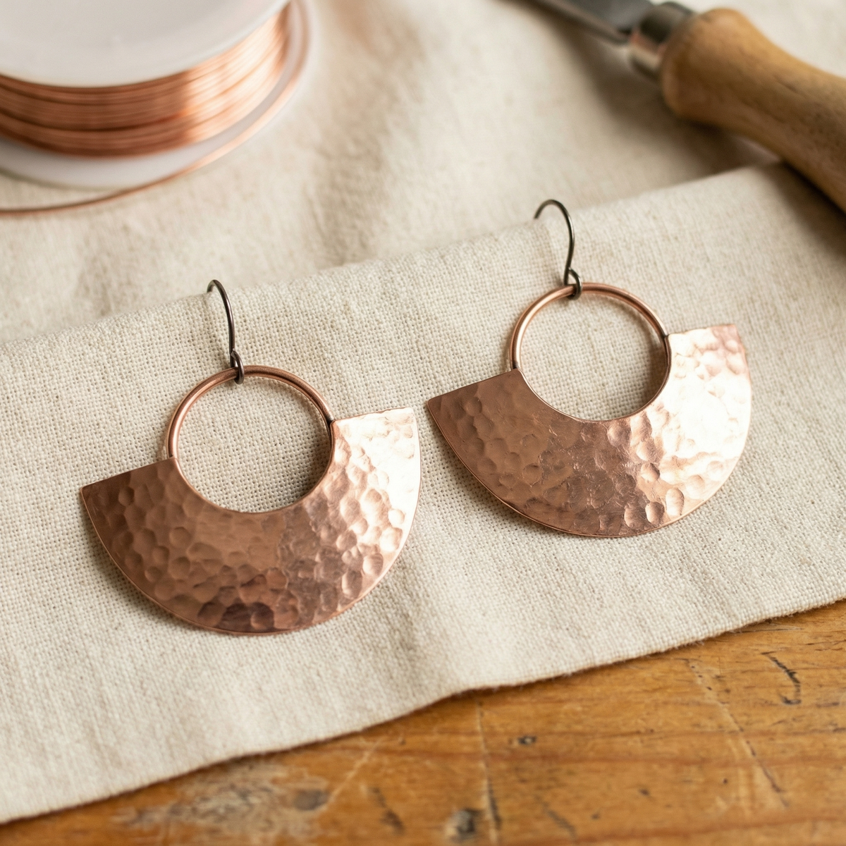 Luvenora's Sol Copper Earrings