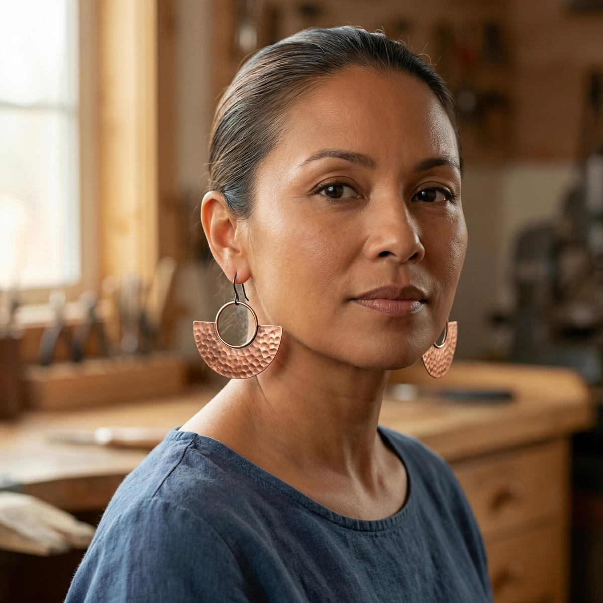 Luvenora's Sol Copper Earrings