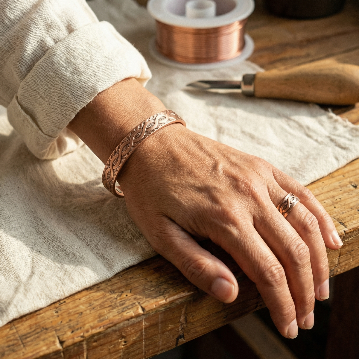 Luvenora's Knot Copper Set