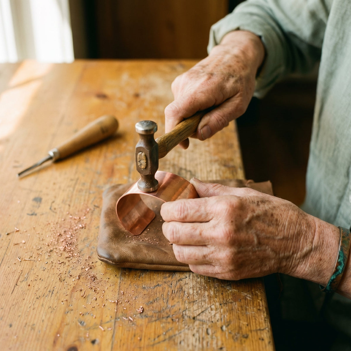 Luvenora's Ridge Copper Bracelet