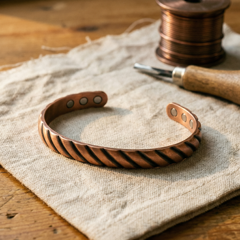 Luvenora's Thorn Copper Bracelet